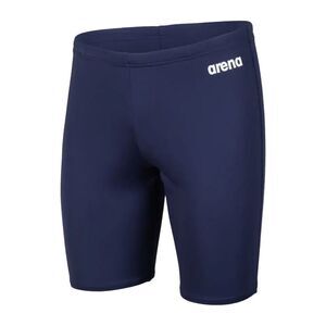 Arena Mens Solid Jammer Shorts / Navy/White